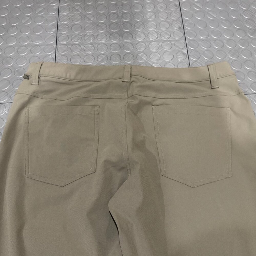 Lululemon ABC Classic 5 Pocket Pants Warm Ash Grey 34x31 Version 2.0 Warpstreme